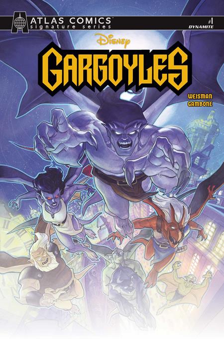 GARGOYLES (2026) #1 CVR G MEGHAN HETRICK ATLAS EDITION SIGNED BY GREG WEISMAN VAR