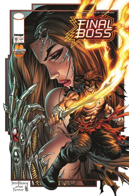 FINAL BOSS #10 CVR D TYLER KIRKHAM WITCHBLADE TEAM UP VAR (MR)