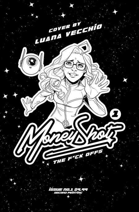 MONEY SHOT THE F* OFFS #1 (OF 5) 2ND PTG CVR D LUANA VECCHIO NSFW BLACK BAG VAR (MR)