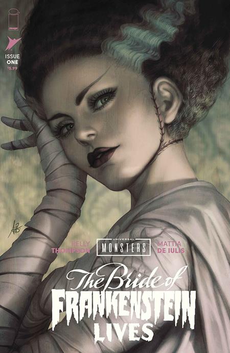 UNIVERSAL MONSTERS THE BRIDE OF FRANKENSTEIN LIVES #1 (OF 4) CVR J STANLEY ARTGERM LAU FOIL VAR