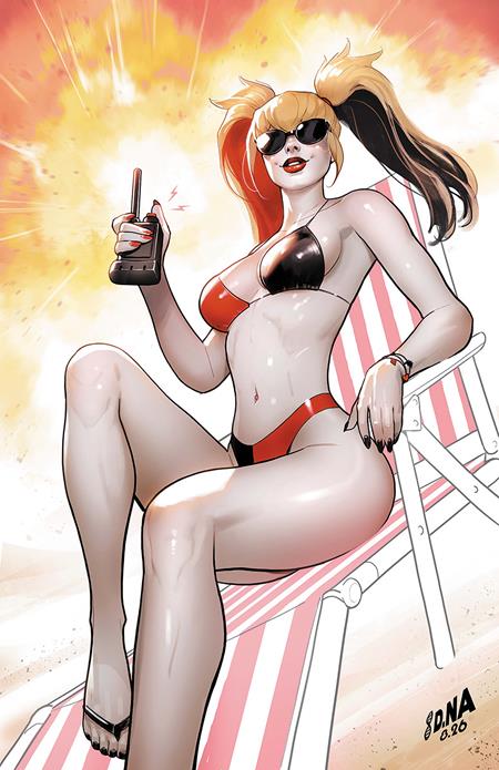 HARLEY QUINN #68 CVR B DAVID NAKAYAMA CARD STOCK VAR