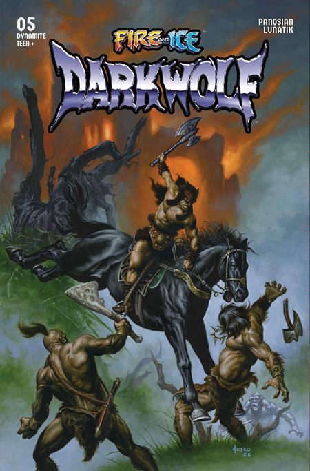 FIRE AND ICE DARKWOLF #5 CVR C JOE JUSKO VAR
