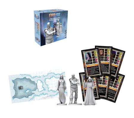 FIRE AND ICE MINIATURES ADVENTURE GAME KING AND QUEEN EXPANSION SET