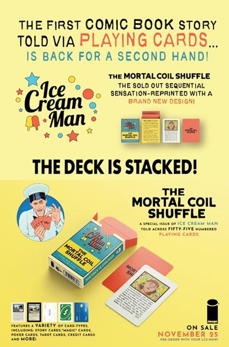 ICE CREAM MAN THE MORTAL COIL SHUFFLE CARD (NEW EDITION) (MR)