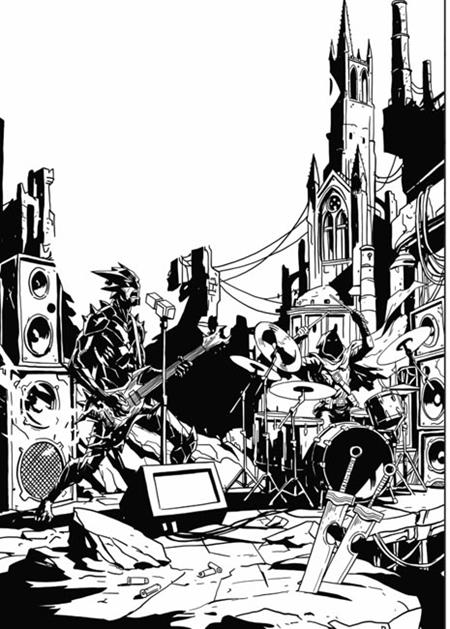FIREBORN #6 CVR F EMMANUEL GERVASONI CARDSTOCK CONCERT B&W VAR