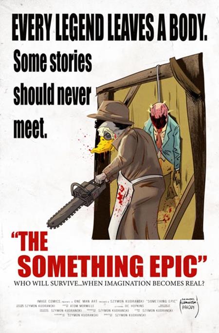 SOMETHING EPIC #17 CVR B SZYMON KUDRANSKI TEXAS CHAINSAW MASSACRE HOMAGE VAR