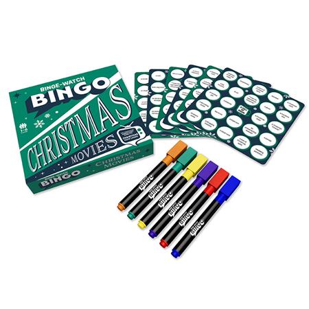 BINGE WATCH BINGO CHRISTMAS MOVIES