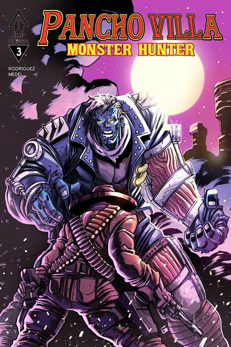 PANCHO VILLA MONSTER HUNTER #3 (OF 3) CVR A GUILLERMO VILLARREAL