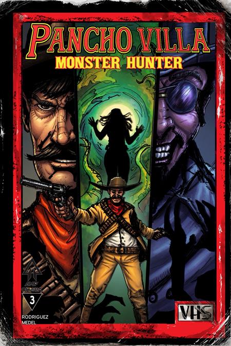 PANCHO VILLA MONSTER HUNTER #3 (OF 3) CVR B HECTOR RODRIGUEZ III VAR