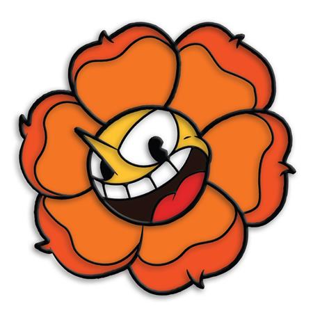 CUPHEAD CAGNEY CARNATION ENAMEL PIN BADGE