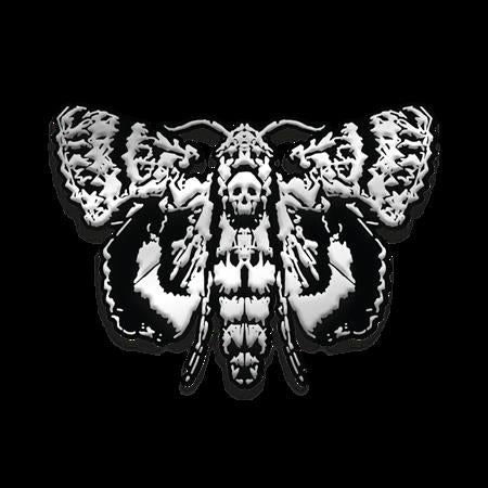 LIFE IS STRANGE DEATHS HEAD MOTH ENAMEL PIN BADGE