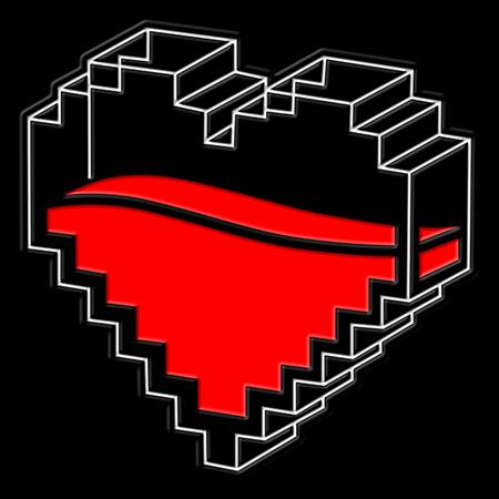 FP ORIGINAL GAMING GLASS HEALTH ENAMEL PIN BADGE