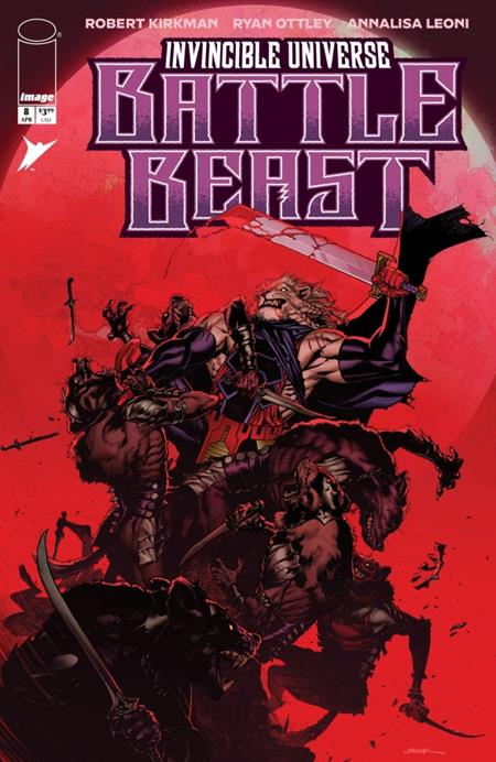 DF INVINCIBLE UNIVERSE BATTLE BEAST #8 VARIANT SIGNED BY RYAN SOOK