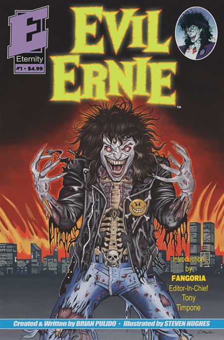 EVIL ERNIE #1 30TH ANNIVERSARY FACSIMILE EDITION CVR C ERIC MACHE GLOW IN THE DARK VAR
