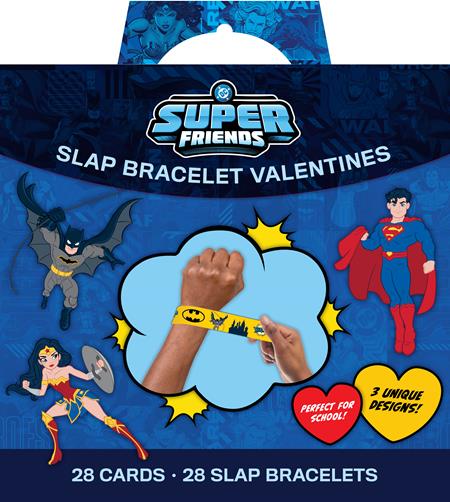 DC SUPER FRIENDS SLAP BRACELET VALENTINES