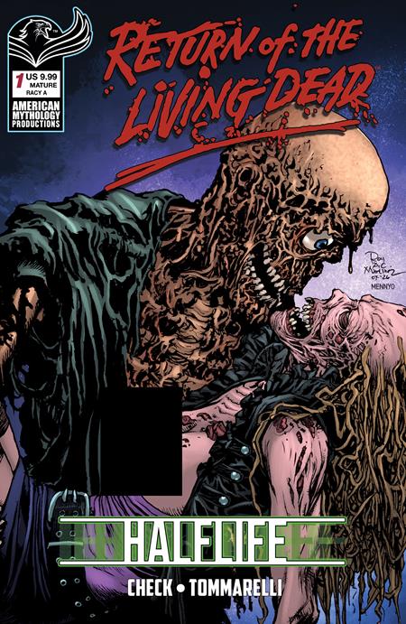 RETURN LIVING DEAD HALFLIFE #1 CVR G RICHARD BONK RISQUE VAR (MR)