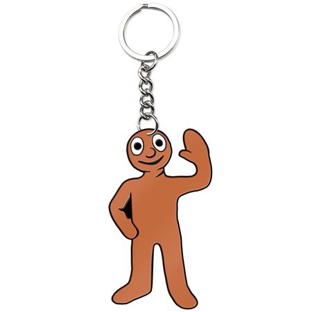 AARDMAN 50 MORPH HELLO ENAMEL KEYCHAIN