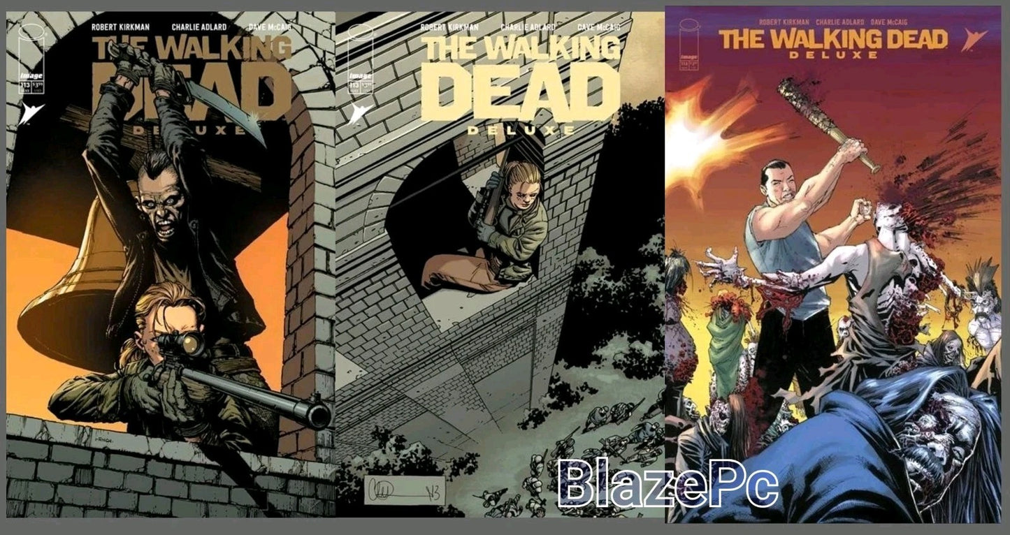 Walking Dead Deluxe #113 Cover A B C Variant Set Option Image 2025 NM