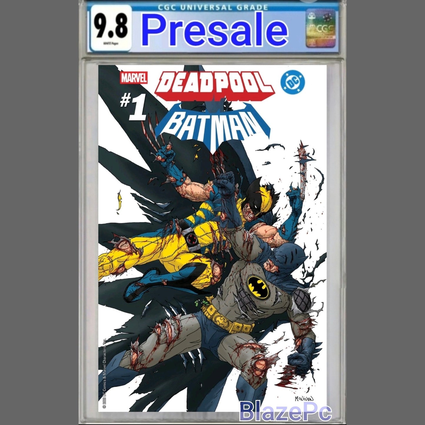 Deadpool Batman #1 CGC 9.8 1:25 Steve McNiven Variant 1st Print PRESALE