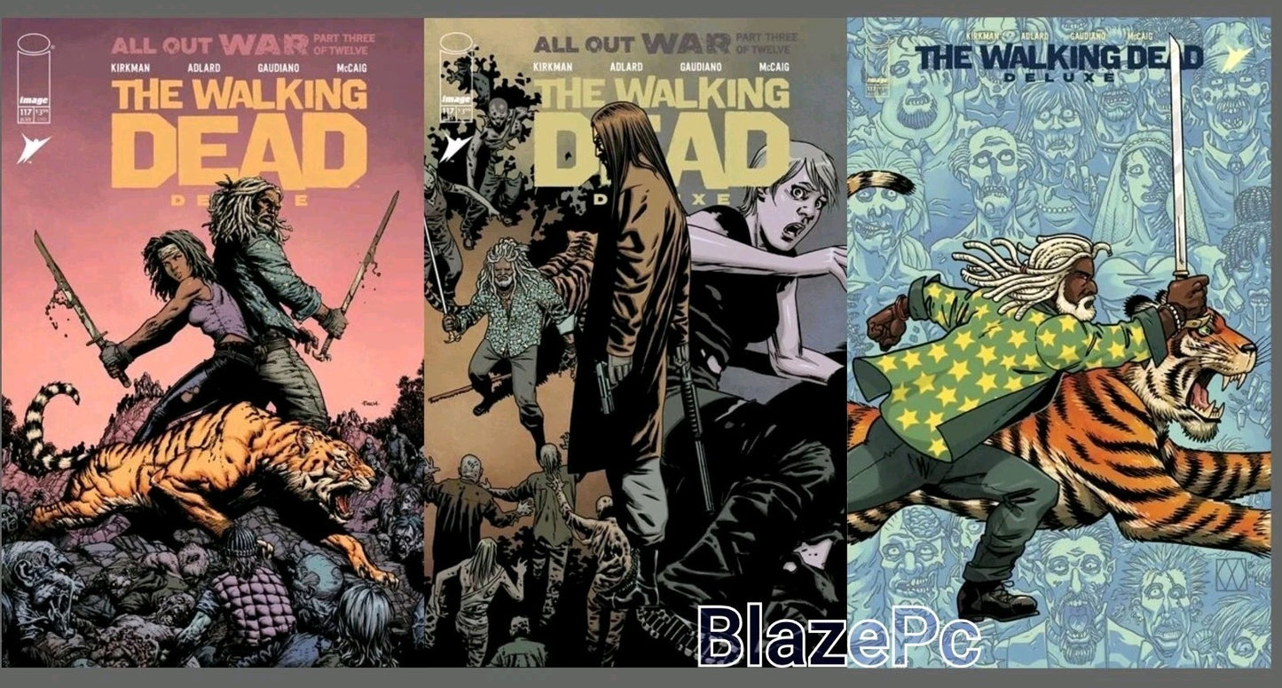 Walking Dead Deluxe #117 Cover A B C Variant Set Option 2025 Image Comics NM