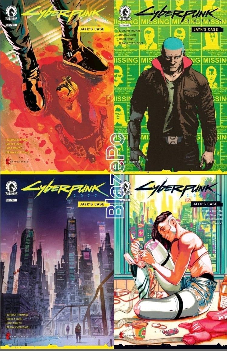 Cyberpunk 2077 Jayks Case #1 Cover A B C D Variant Set Options Presale 10/21