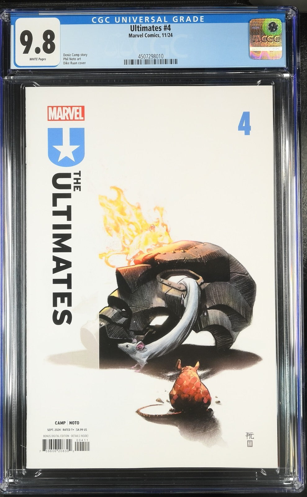 Ultimates #4 CGC 9.8 Cover A 1st Print Camp Ruan Doom Robert Downey Marvel 2024