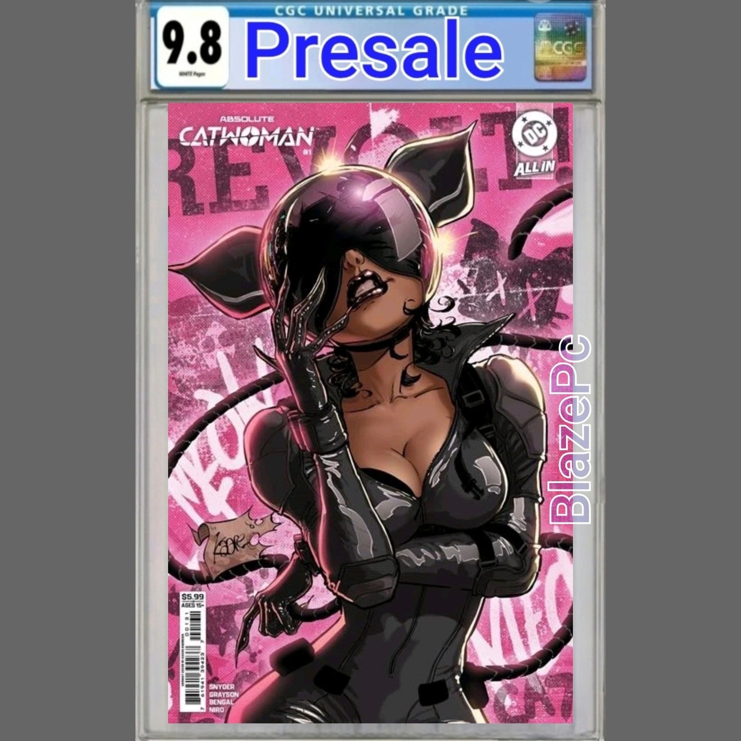 Absolute Catwoman #1 CGC 9.8 Cover C Andrews Variant DC Comics 2026 PRESALE