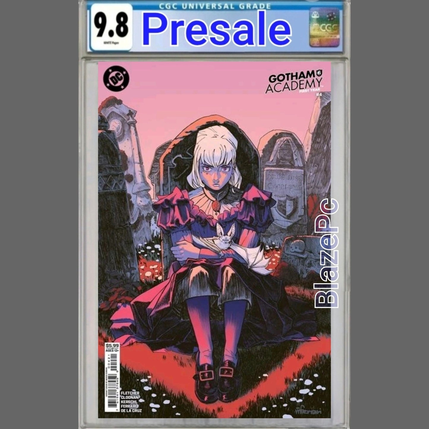 Gotham Academy First Year #4 CGC 9.8 Cover B Marco Ferrari Variant DC PRESALE