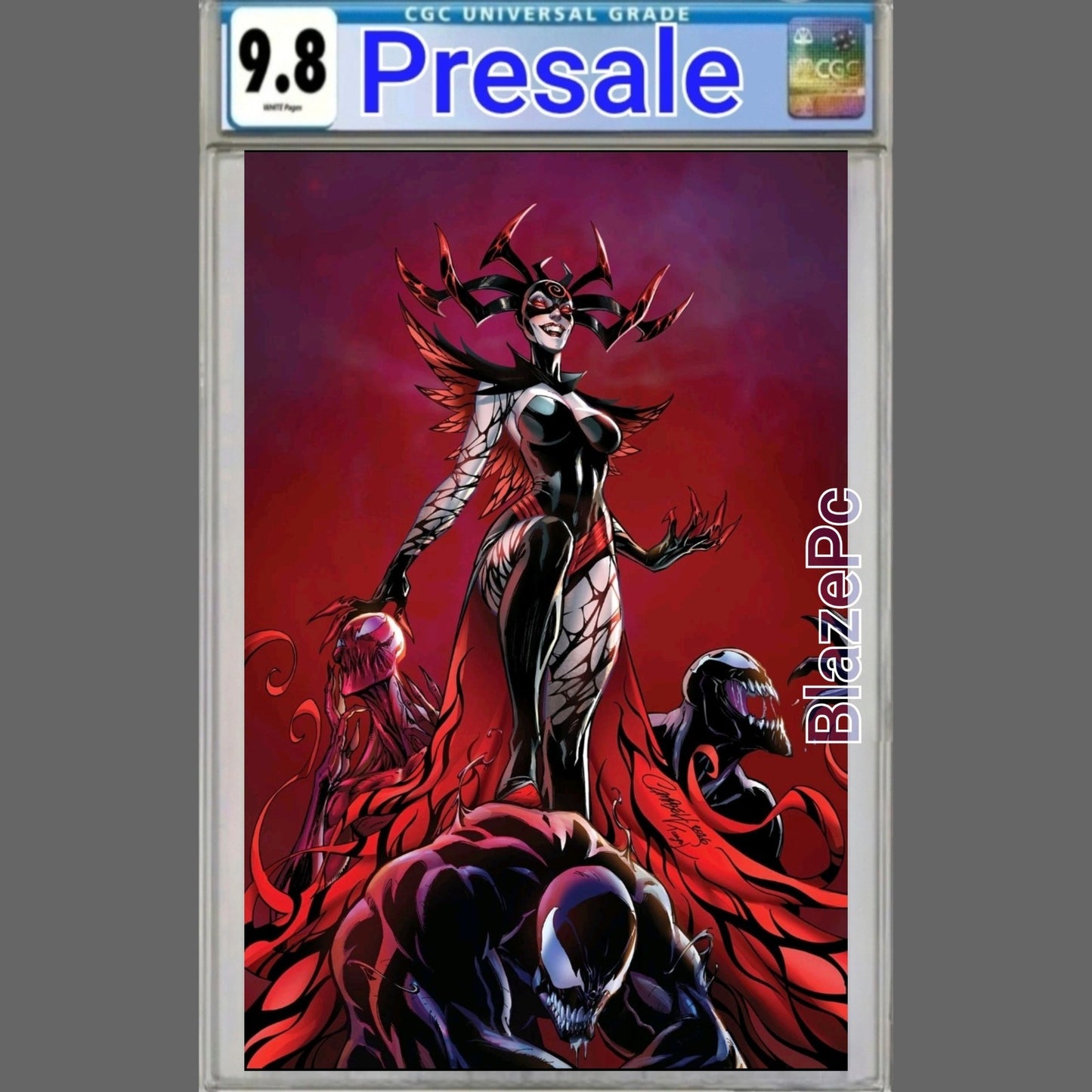 Queen In Black #1 CGC 9.8 1:500 J Scott Campbell VIRGIN Variant 2026 PRESALE