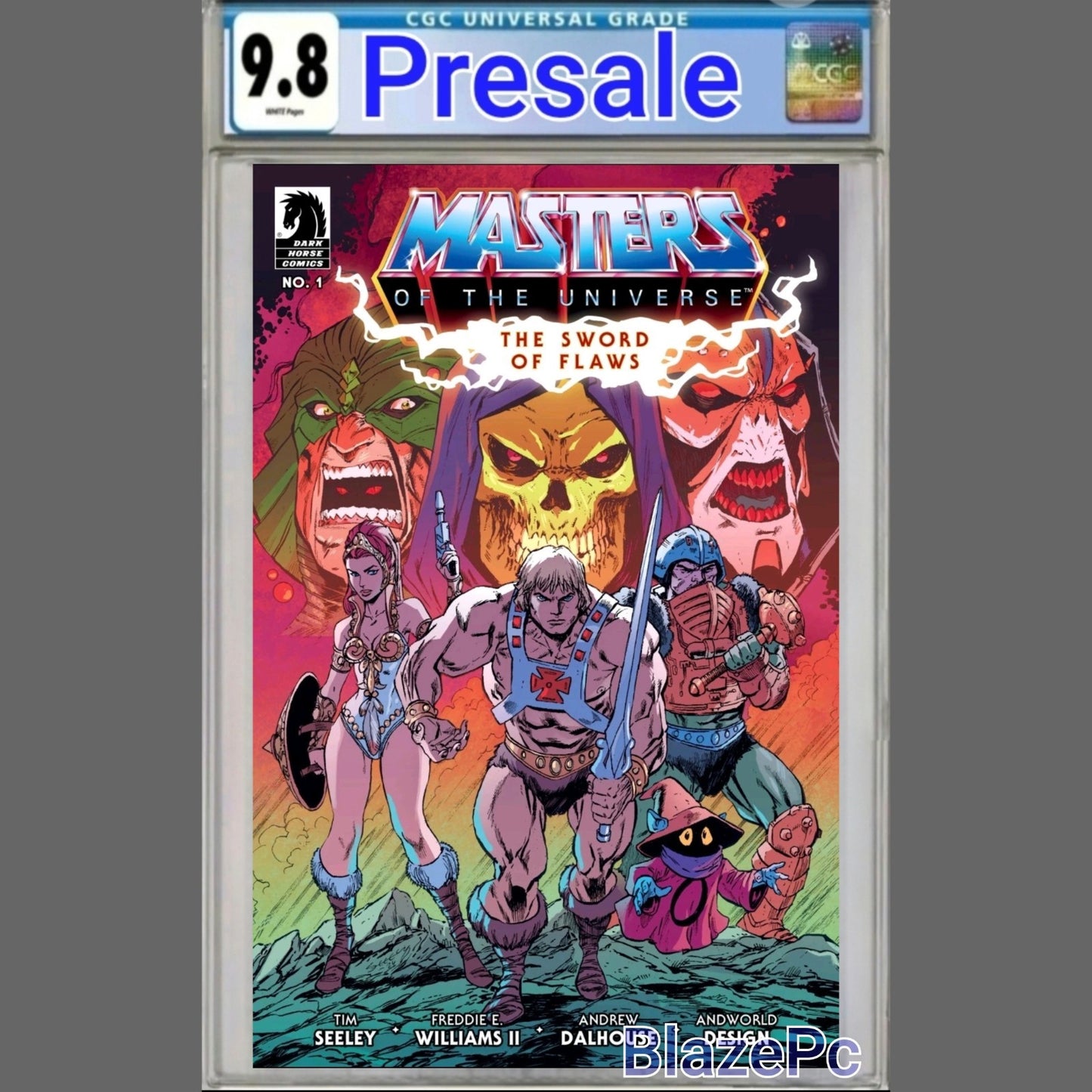He-Man Masters of the Universe Sword of Flaws Part 1 #1 CGC 9.8 Cover B PRESALE