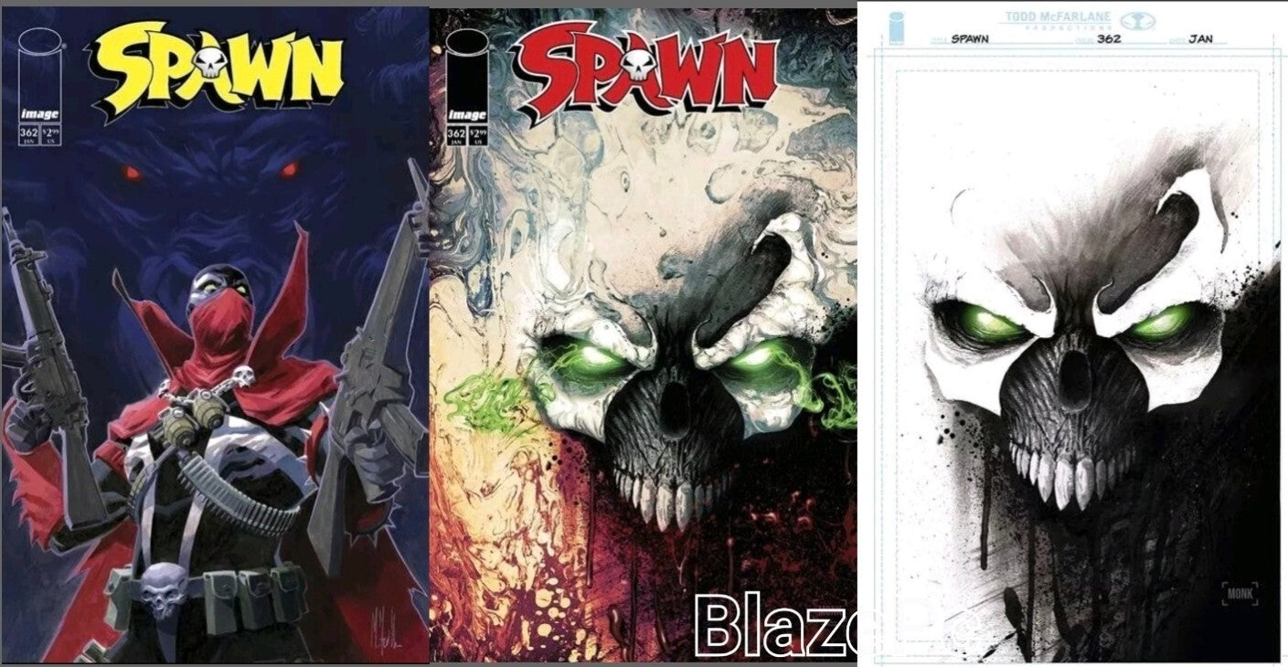 Spawn #362 Cover A B C Variant Set Options Image Comics 2025 NM