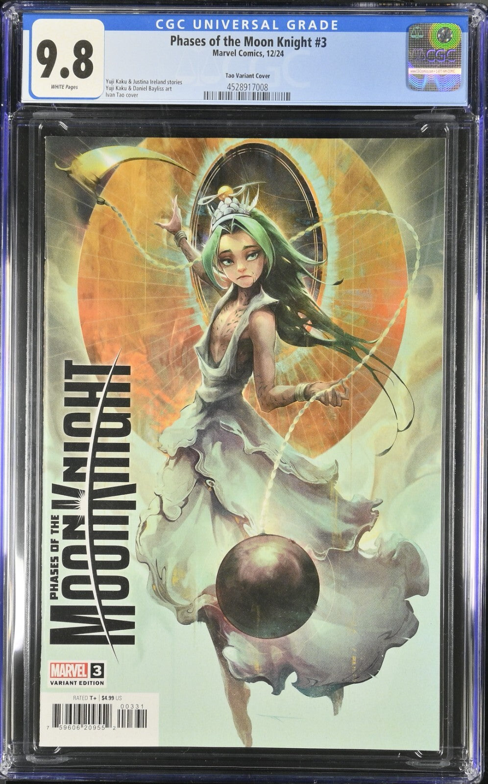 Phases of the Moon Knight #3 CGC 9.8 Ivan Tao Variant Kaku Marvel 2024