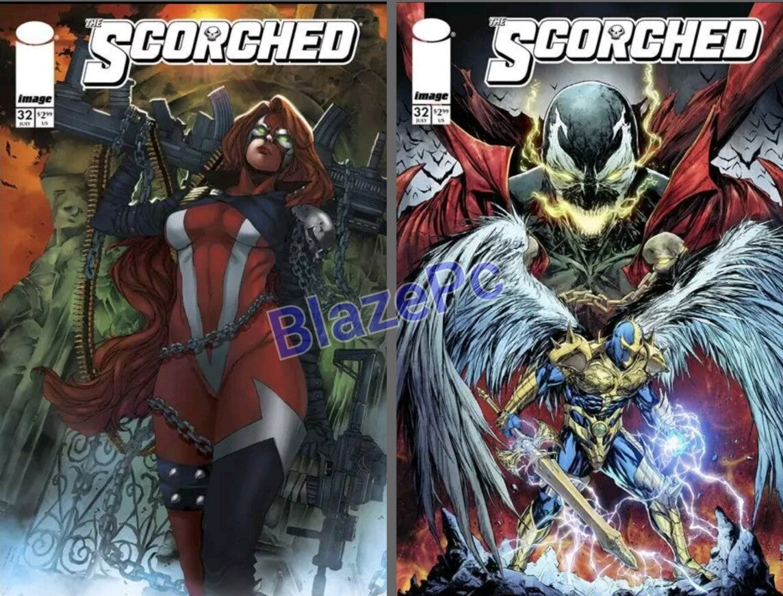 The Scorched #32 Cover A B Variant Set Options Spawn Image 2024 NM