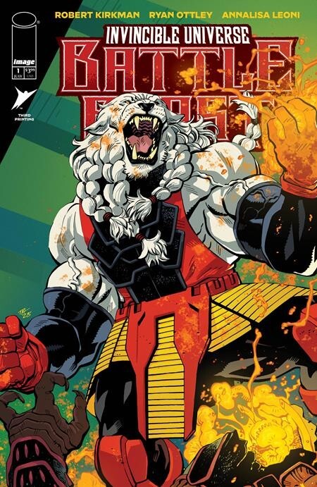 Invincible Universe Battle Beast #1 CGC 9.8 Tom Reilly 3rd Print Variant PRESALE