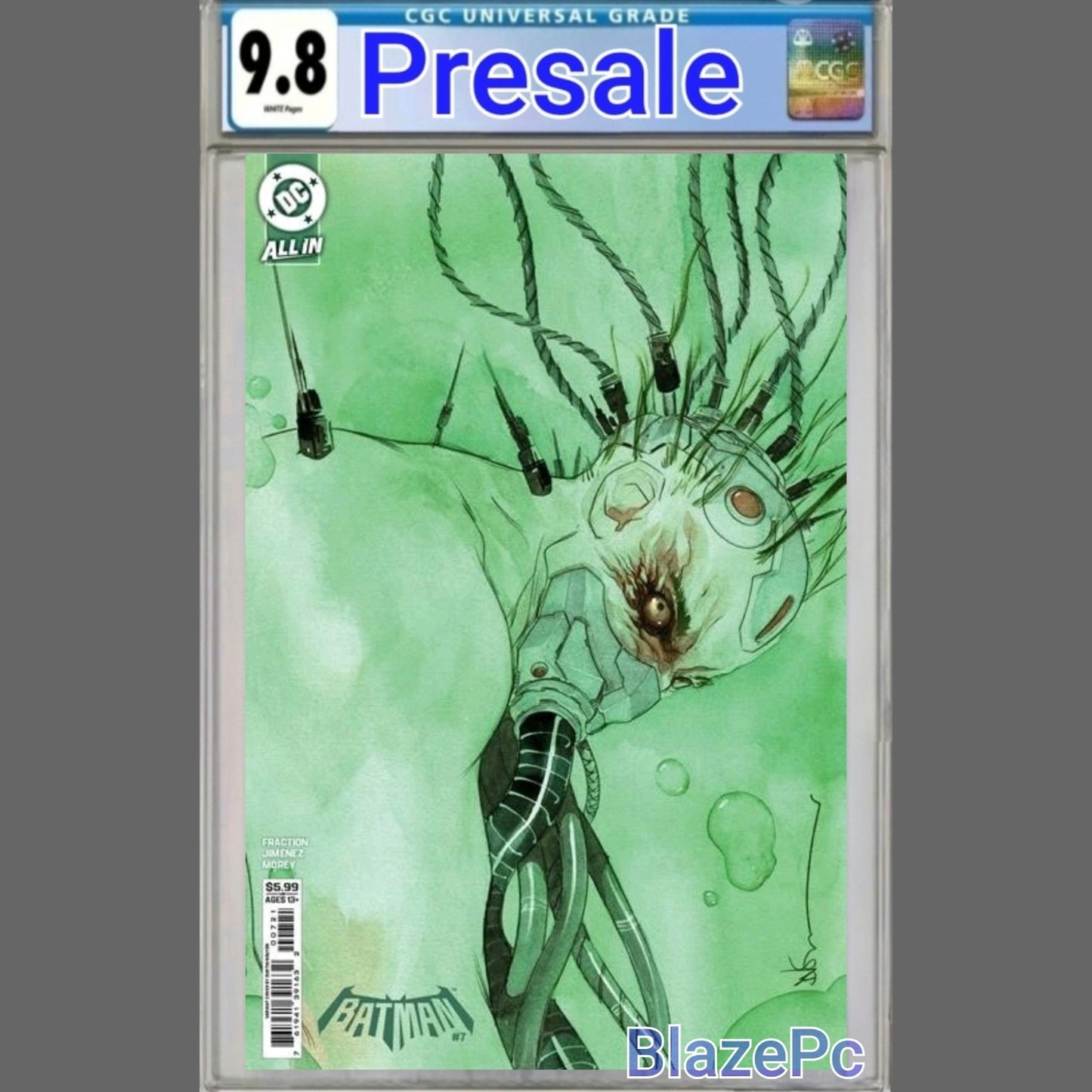 Batman #7 CGC 9.8 Cover B Dustin Nguyen Variant Joker Fraction DC 2026 PRESALE