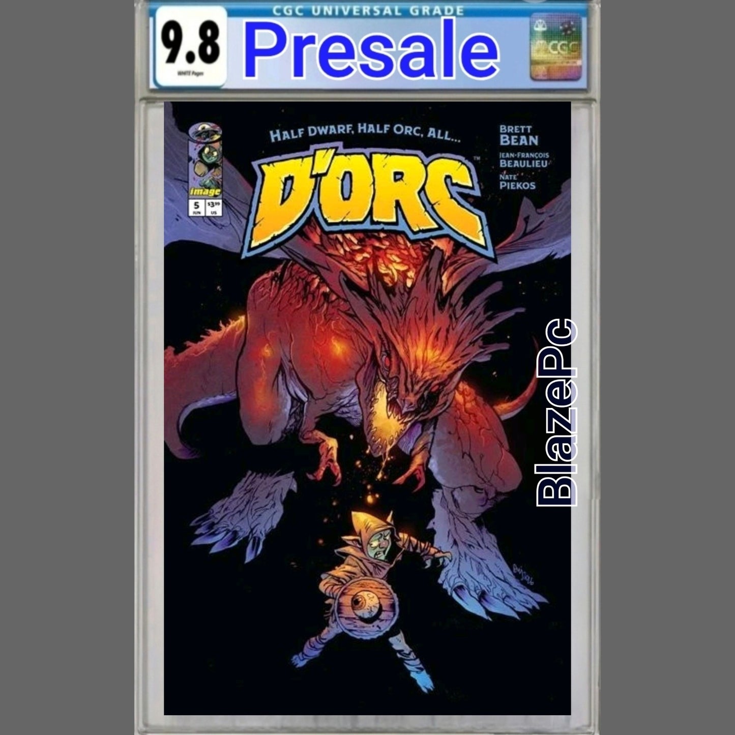 Dorc #5 CGC 9.8 Daniel Warren Johnson Cover B Variant 1st Print Image PRESALE