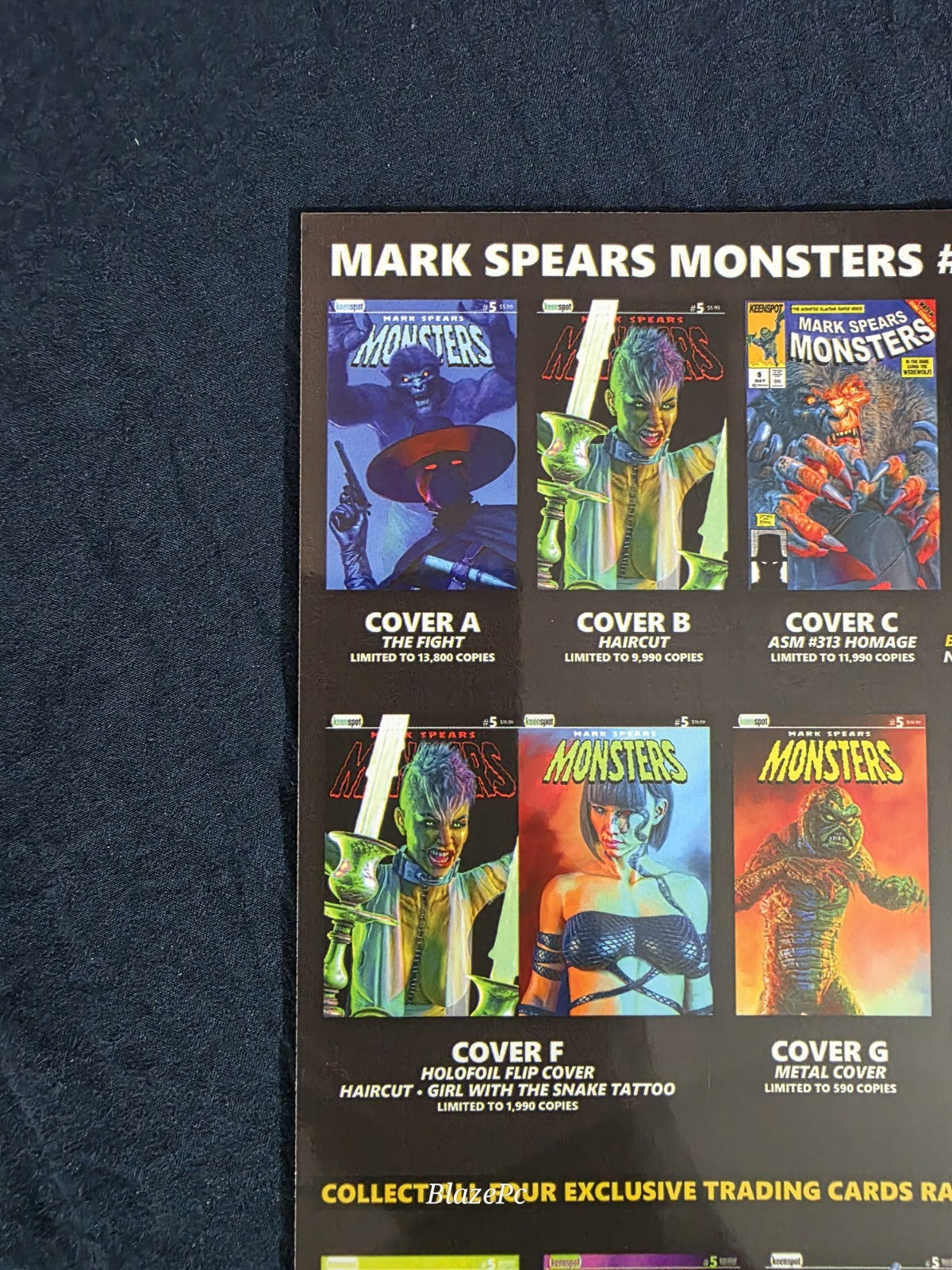 Mark Spears Monsters #5 1:25 Batman Homage Variant Keenspot Lots of Pics NM