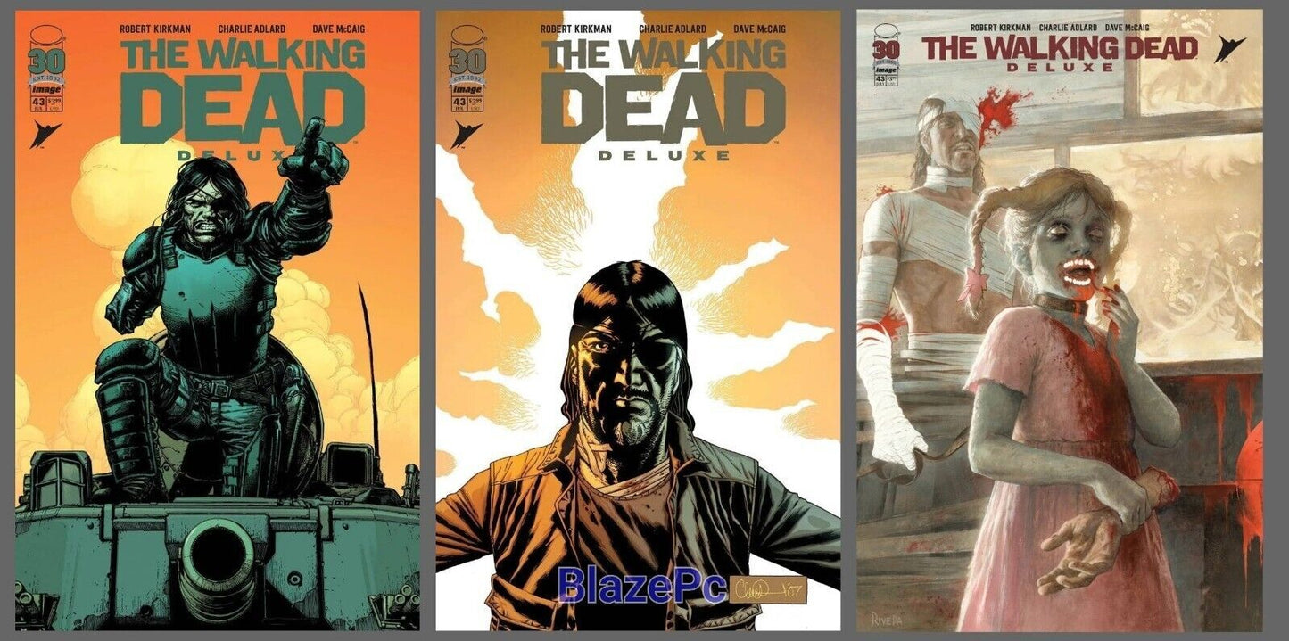 Walking Dead Deluxe #43 Cover A B C Variant Set Options Image 2022 NM