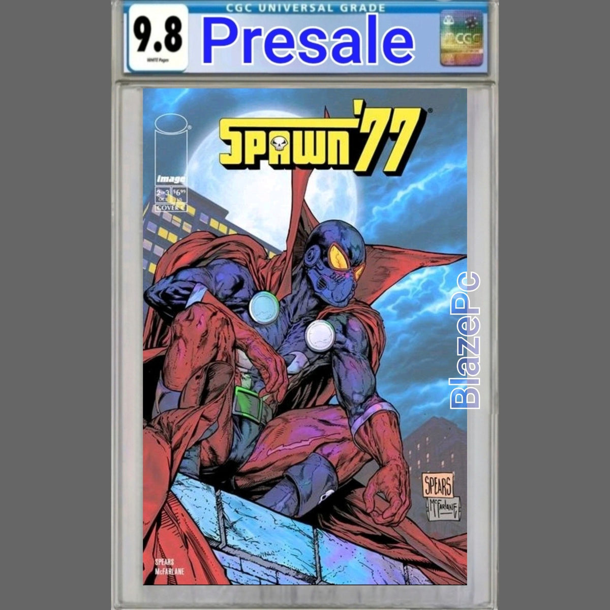 Spawn 77 #2 CGC 9.8 Cover C Mark Spears & McFarlane Variant Image 2026 PRESALE