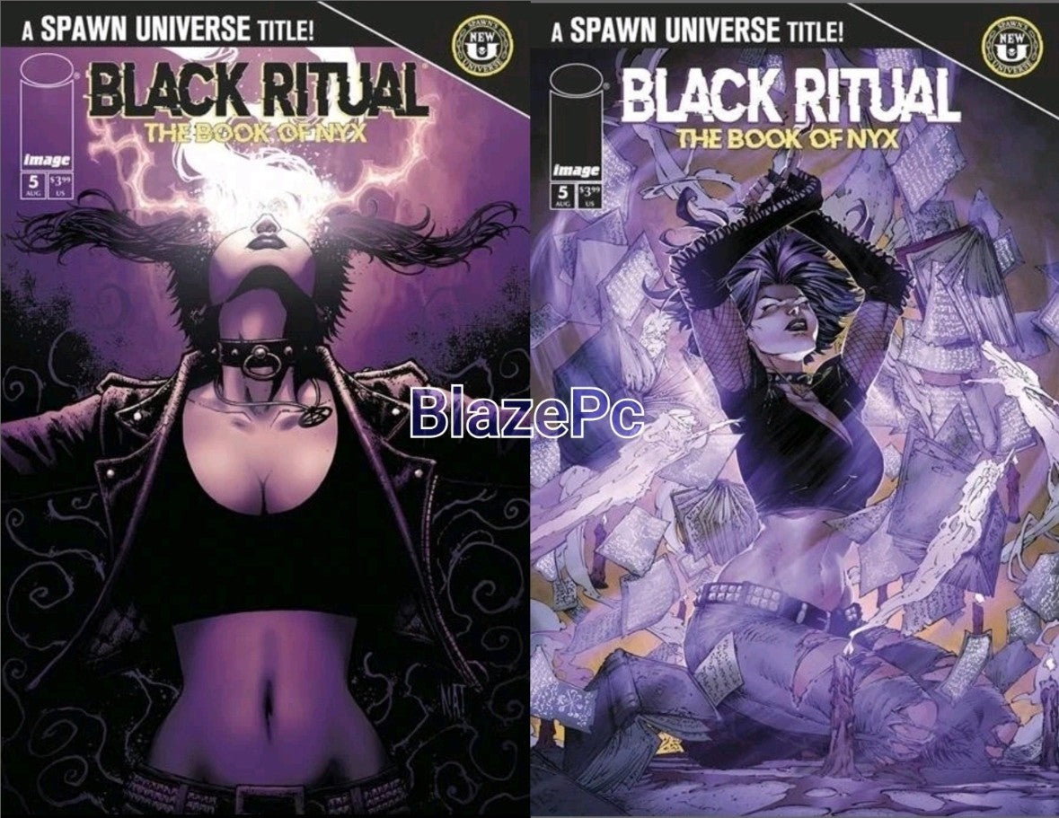 Spawn Black Ritual The Book of Nyx #5 Cover A B Variant Set Option Presale 9/24
