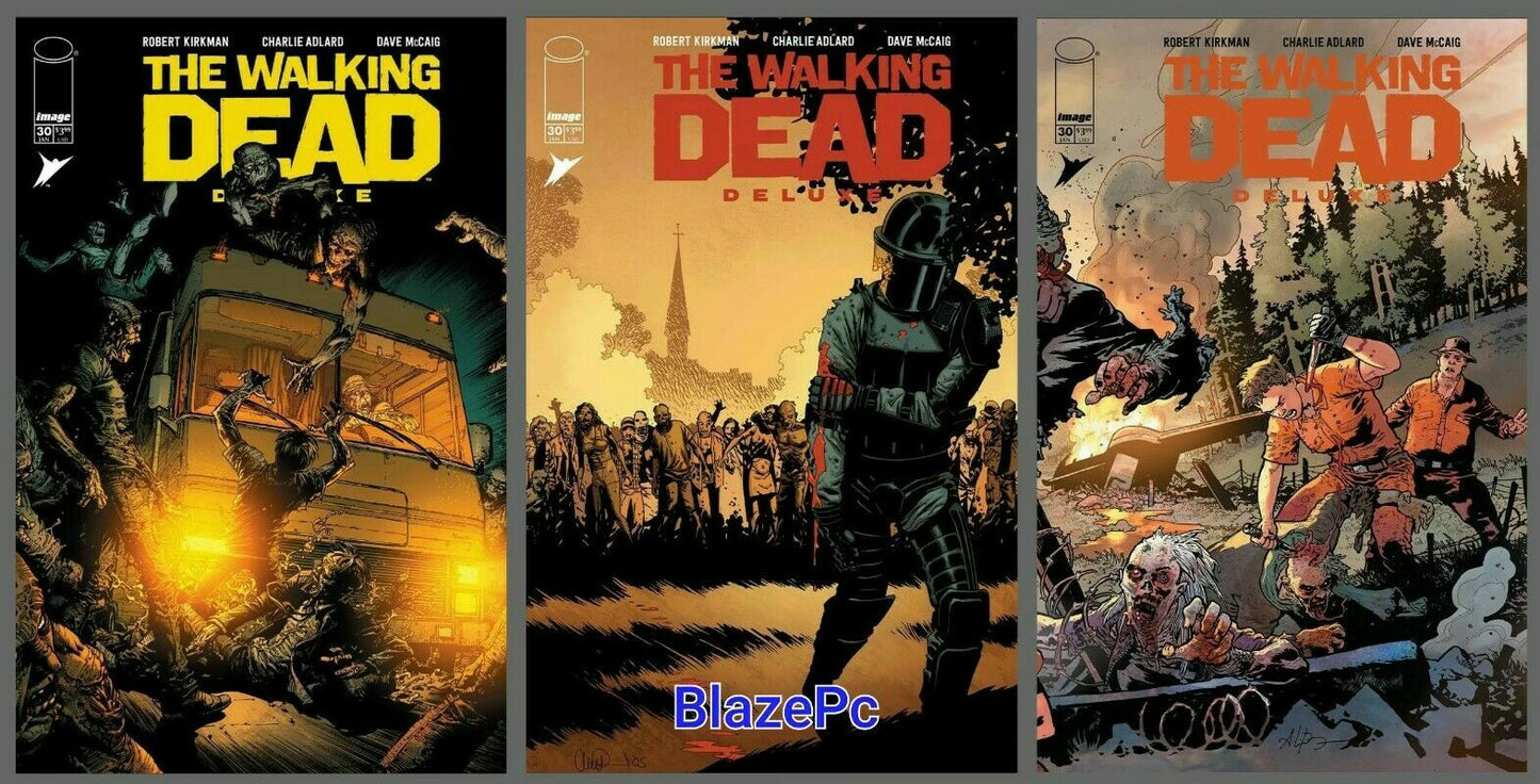 Walking Dead Deluxe #30 Cover A B C Variant Set Options NM