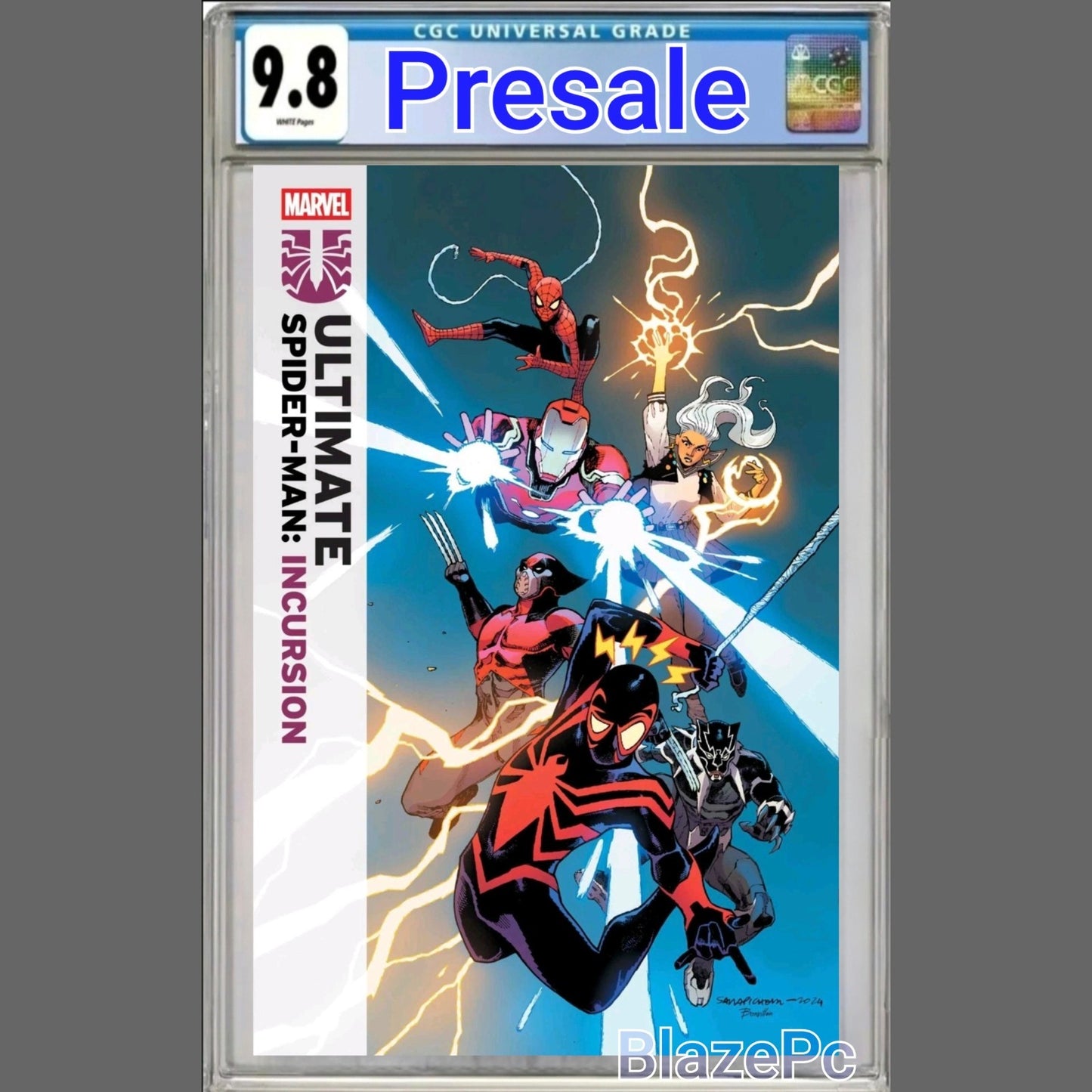 Ultimate Spider-Man Incursion #1 CGC 9.8 Pichelli Cover A Miles 2025 PRESALE