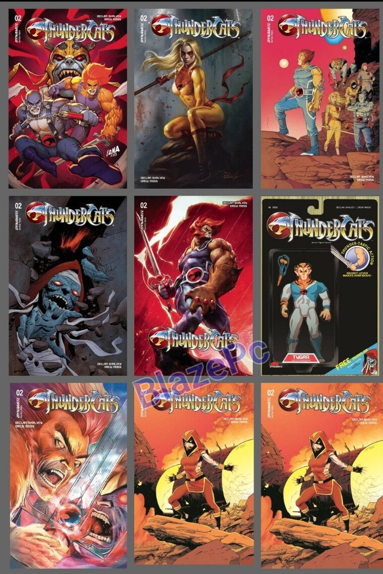 Thundercats #2 Cover A B C D E F W X Y Variant Set Option Dynamite 2024 NM