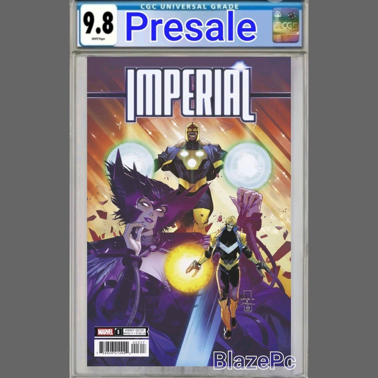 Imperial #3 CGC 9.8 1:25 Delio Diaz Frank Alpizar Variant Marvel 2025 PRESALE
