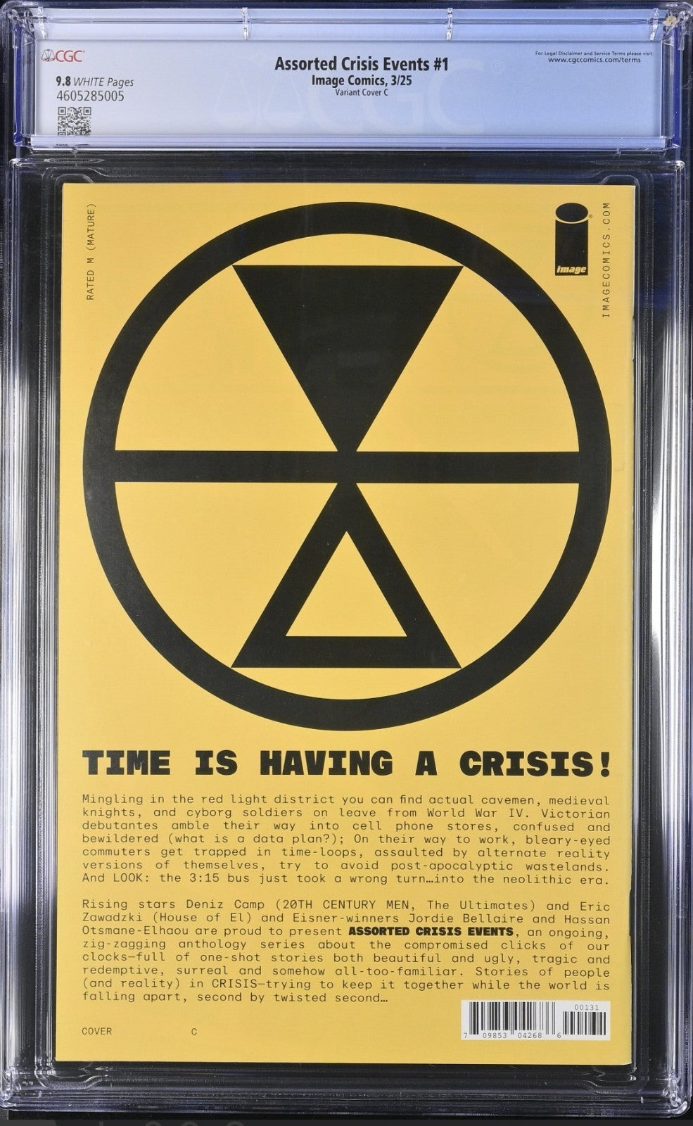 Assorted Crisis Events #1 CGC 9.8 1:25 Mundo Variant 1st Print Image Comics 2025