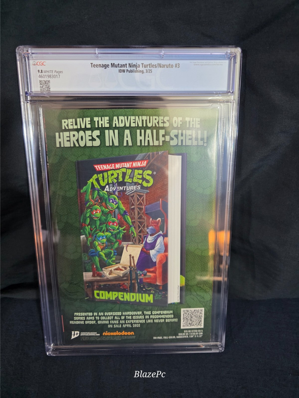Teenage Mutant Ninja Turtles X Naruto #3 CGC 9.8 Jimenez Cover A 1st Print 2025