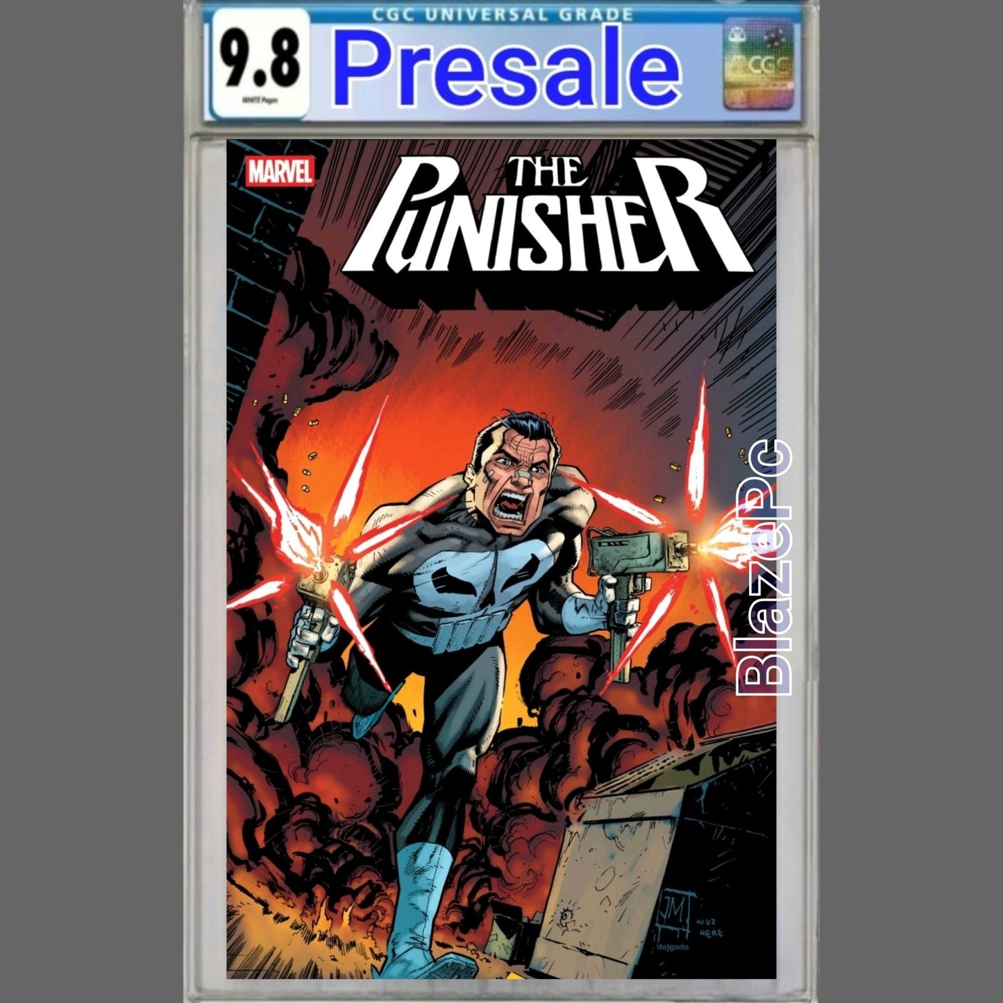 Punisher #3 CGC 9.8 1:25 Justin Mason Variant Marvel Comics 2026 PRESALE