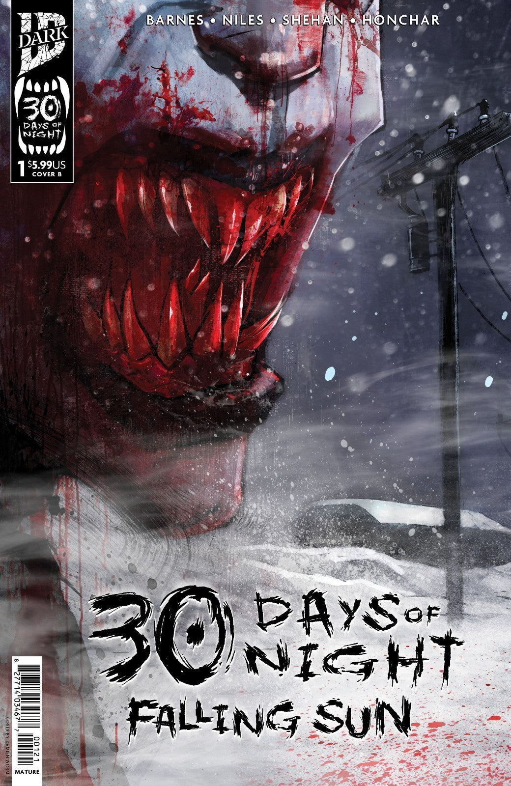 30 Days of Night Falling Sun #1 Cover A B Variant Set 1:25 Options Presale 10/15