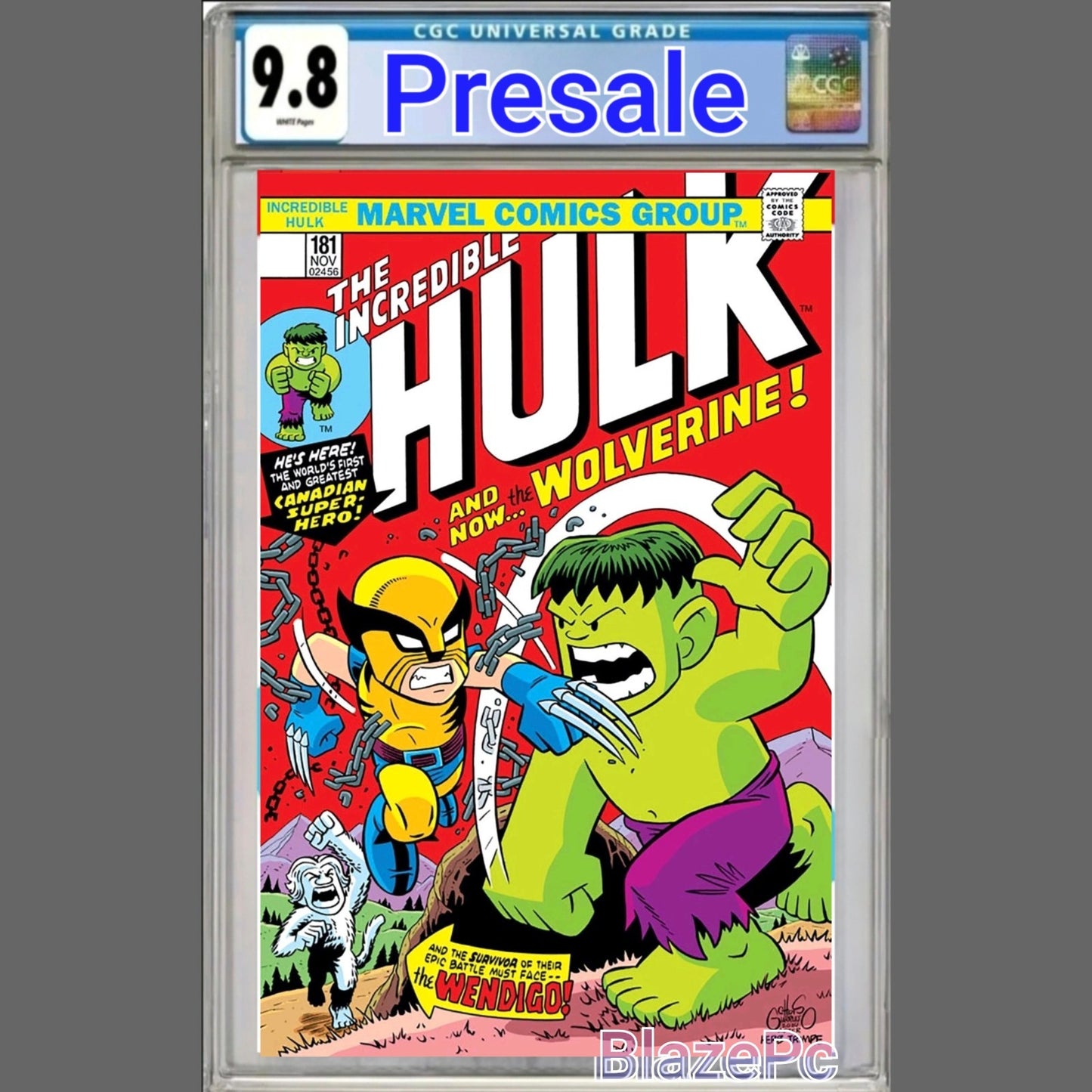 Incredible Hulk #25 CGC 9.8 Chris Giarrusso 181 Homage Variant 2025 PRESALE