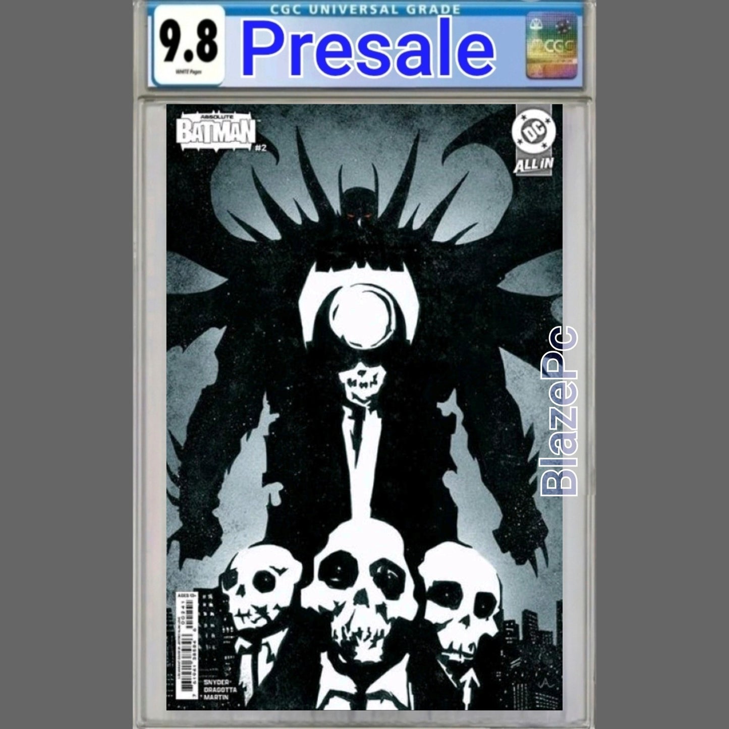 Absolute Batman #2 CGC 9.8 1:25 Jeffrey Love Cover D Variant Snyder DC PRESALE